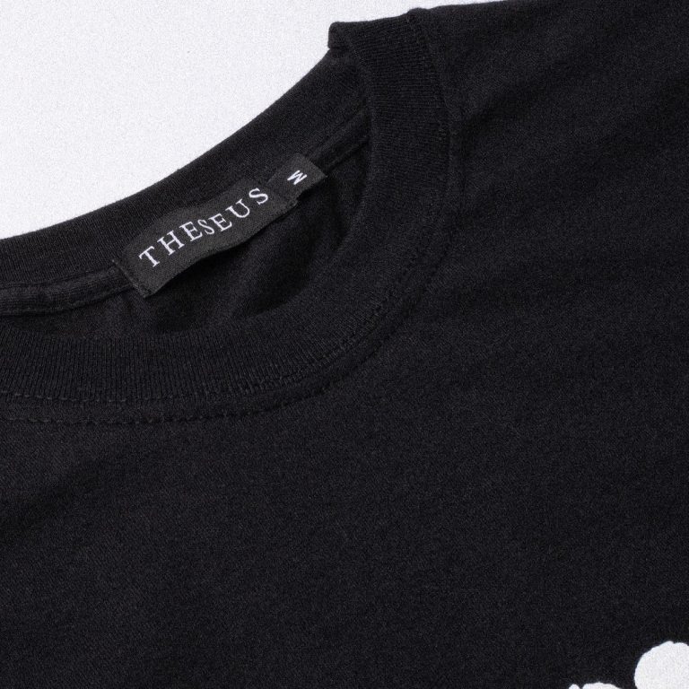 Theseus label closeup